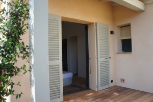 Calitu : terrasse chambre