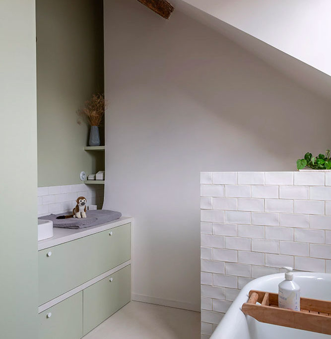 Appartement Faubourg Saint-Denis : salle de bain