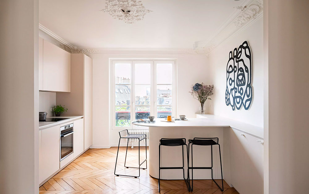 Appartement rue de Venise : cuisine